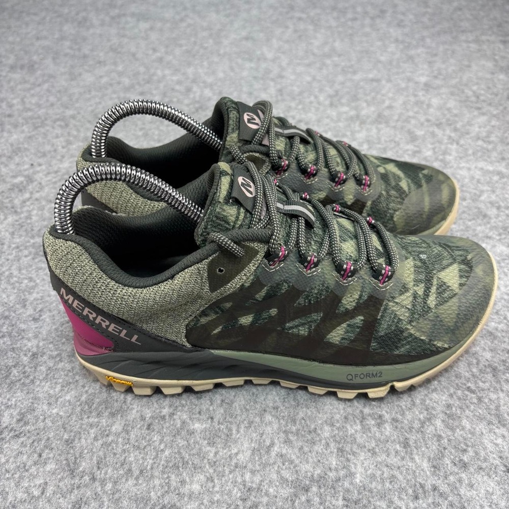 WomenMerrell antora 2Waterproof Hiking Shoes Women's US 7 Green Camo